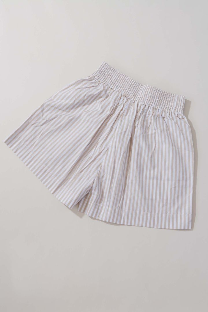 Friend of Audrey - St Tropez Striped Shorts in Colour: Sun stripes