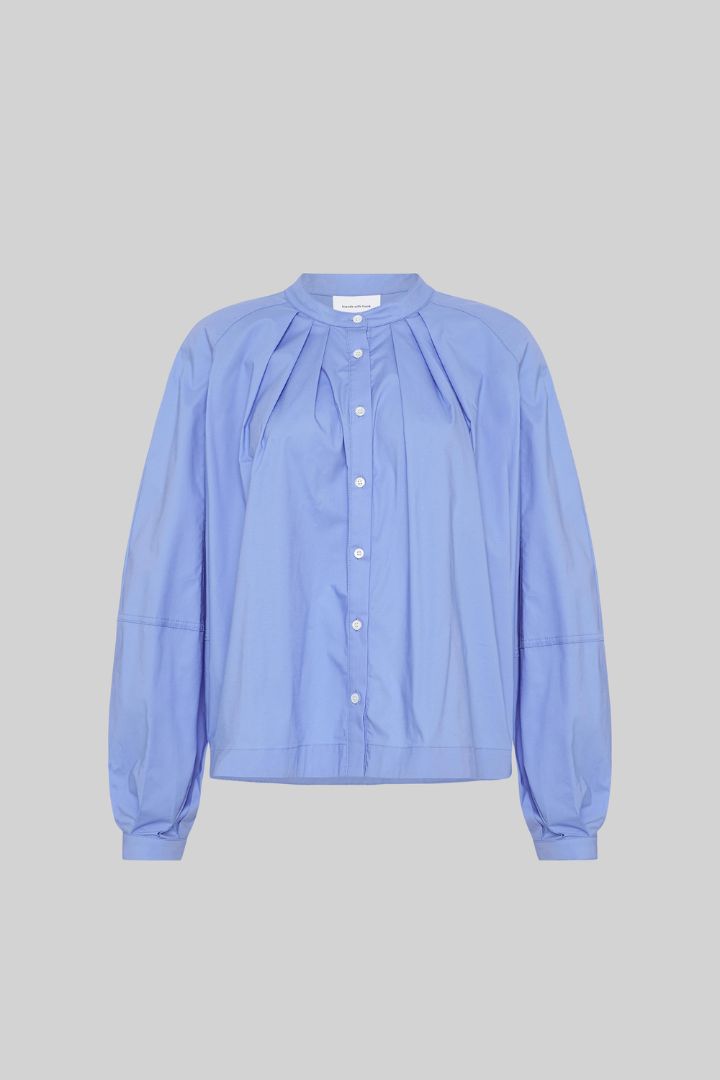 Friends with Frank - The Fallon Smock Shirt, Cornflower