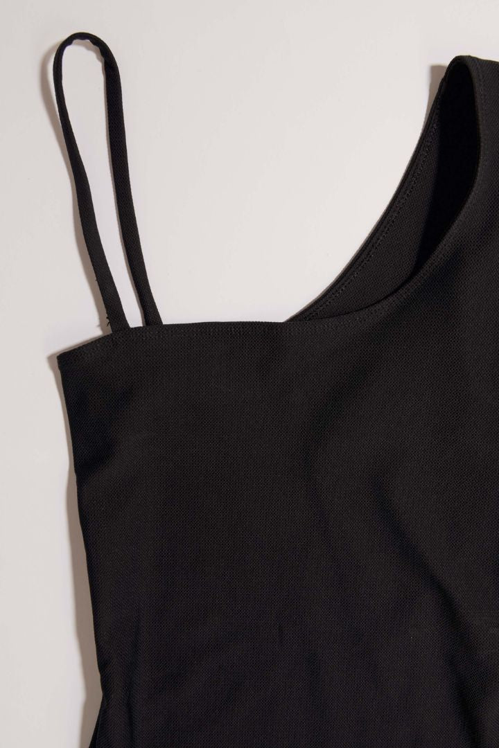 Preloved - Albus Lumen - Thick and Thin Trap Body Suit in Black