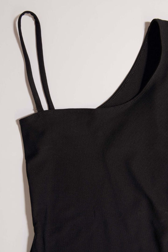 Preloved - Albus Lumen - Thick and Thin Trap Body Suit in Black