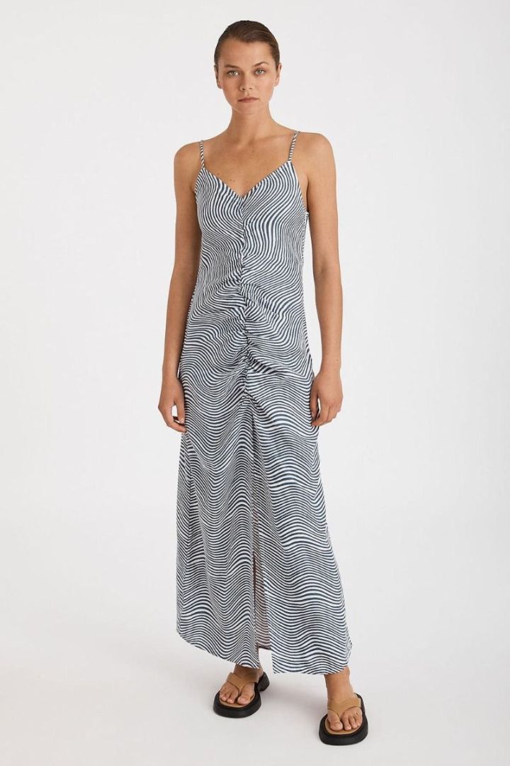 Zulu & Zephyr- Wave Linen Dress