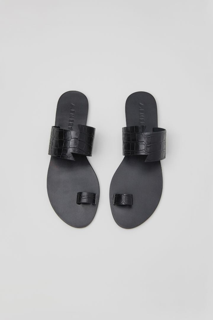 A.EMERY	THE ALEX SANDAL - BLACK