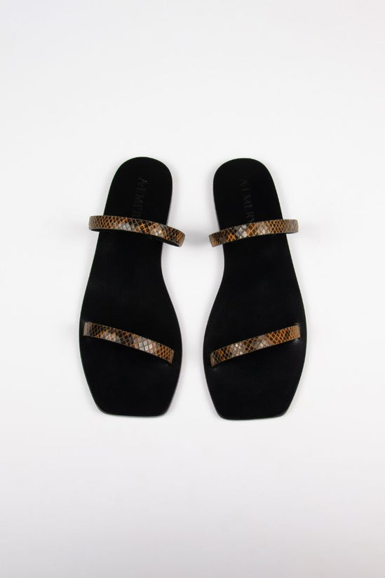 A.EMERY	THE LOLA SANDAL - CARAMEL SNAKE
