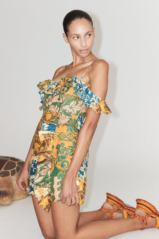 Alemais - Archie Flounce Mini Dress