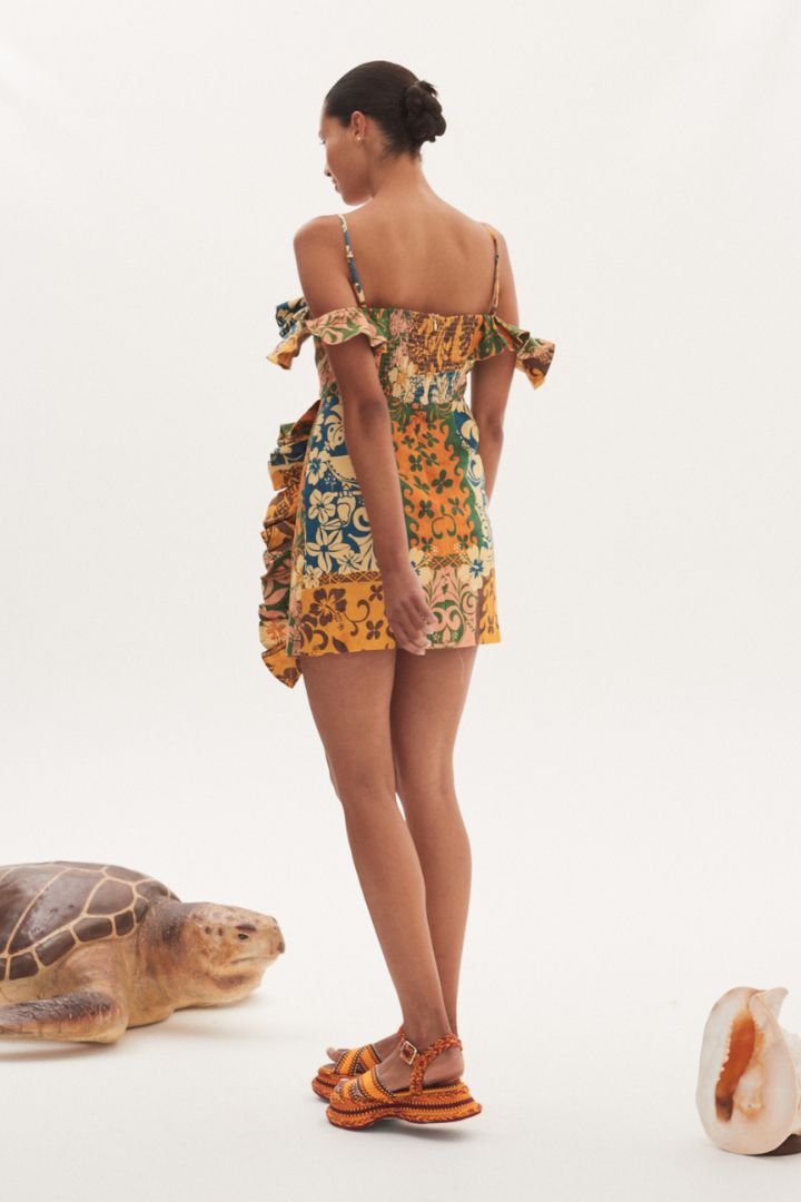 Alemais - Archie Flounce Mini Dress