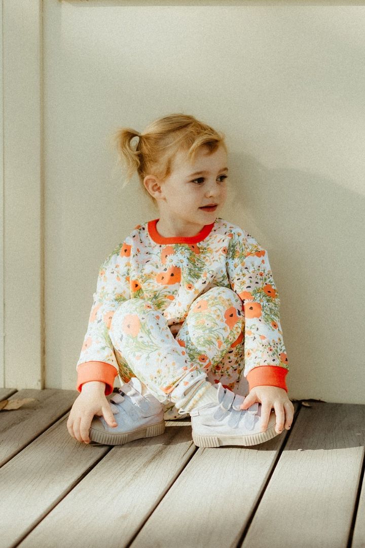 Banabae - Poppy Floral Organic Cotton Jumper
