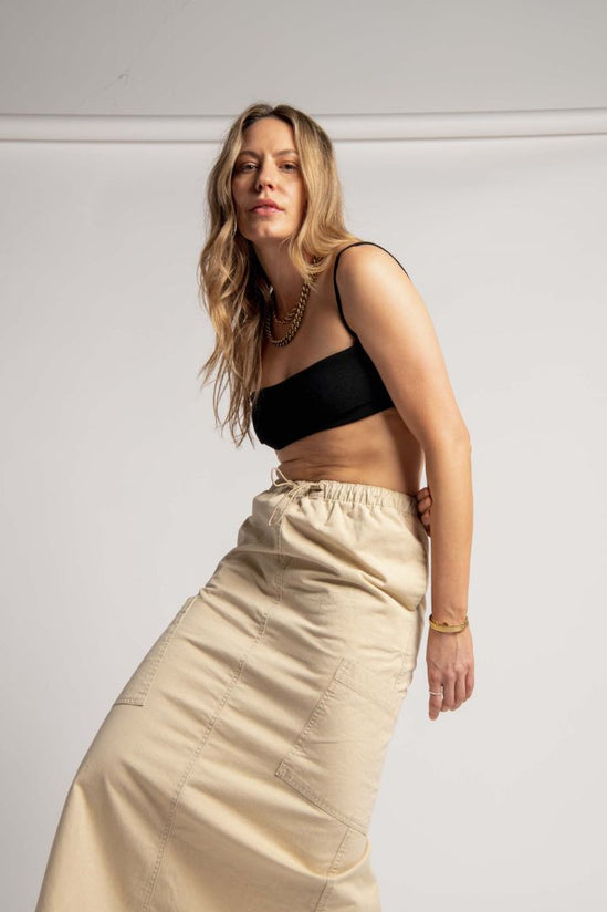 Christina MacPherson - Urban Outfitters - BDG - 90's Cargo Skirt in Beige