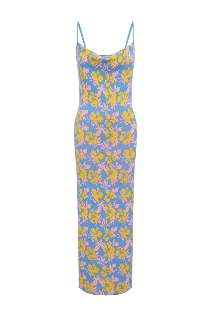 Ciao Ciao Vacation - Hibiscus Cowl Dress
