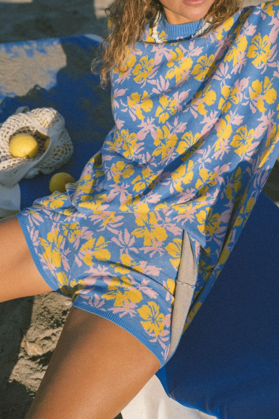 Ciao Ciao Vacation - Hibiscus Knit Bike Short