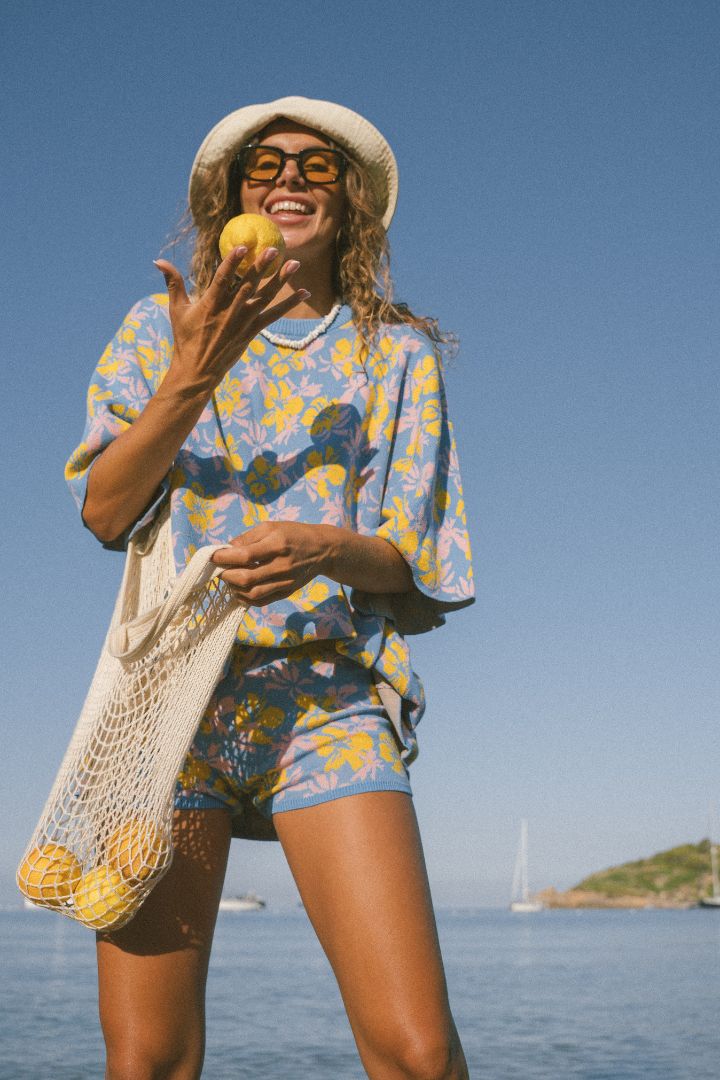 Ciao Ciao Vacation - Hibiscus Knit Bike Short