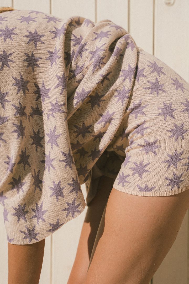 Ciao Ciao Vacation - Lilac Stars Mini Tee