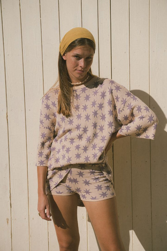 Ciao Ciao Vacation - Lilac Stars Mini Tee
