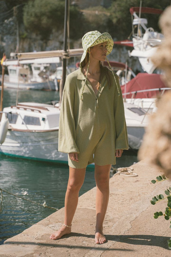 Ciao Ciao Vacation - Mossy Knit Jumpsuit