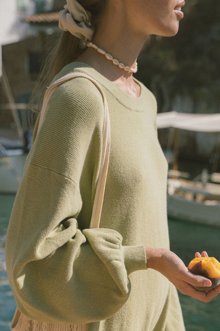 Ciao Ciao Vacation - Mossy Oversized Sweater