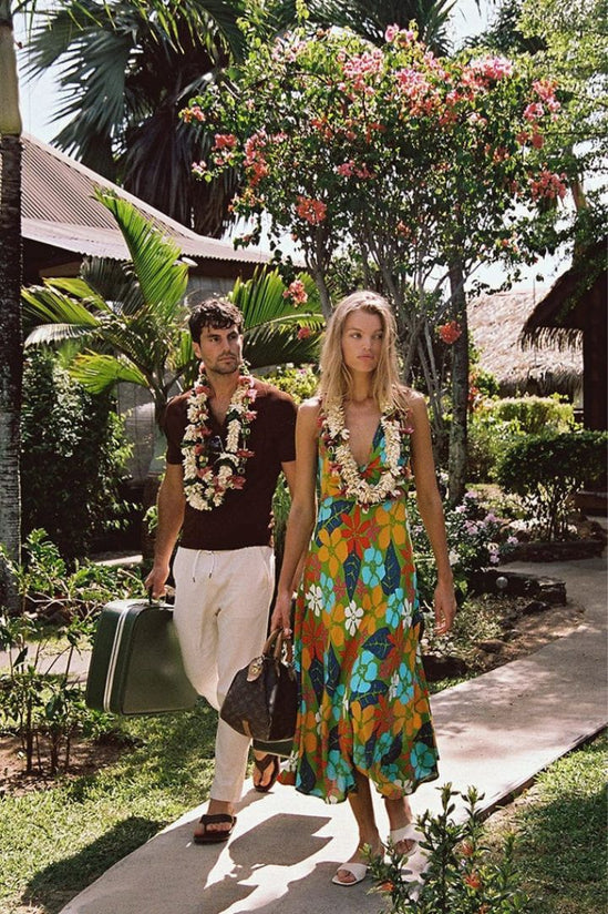 Faithfull The Brand - Artemisia Midi Dress Costa Rei Floral Print