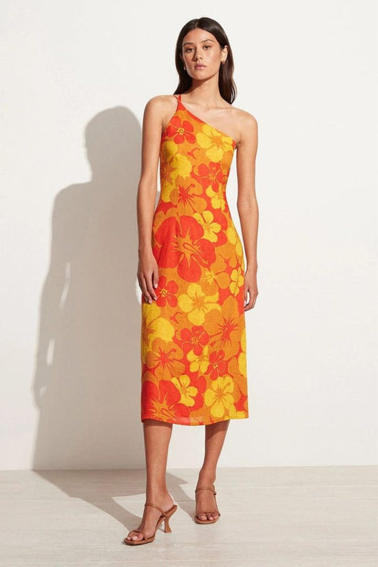 Faithfull The Brand - Soko Midi Dress Surfs Up Floral Print