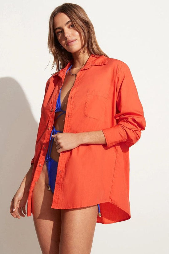 Faithfull The Brand - Tropea Shirt Morange