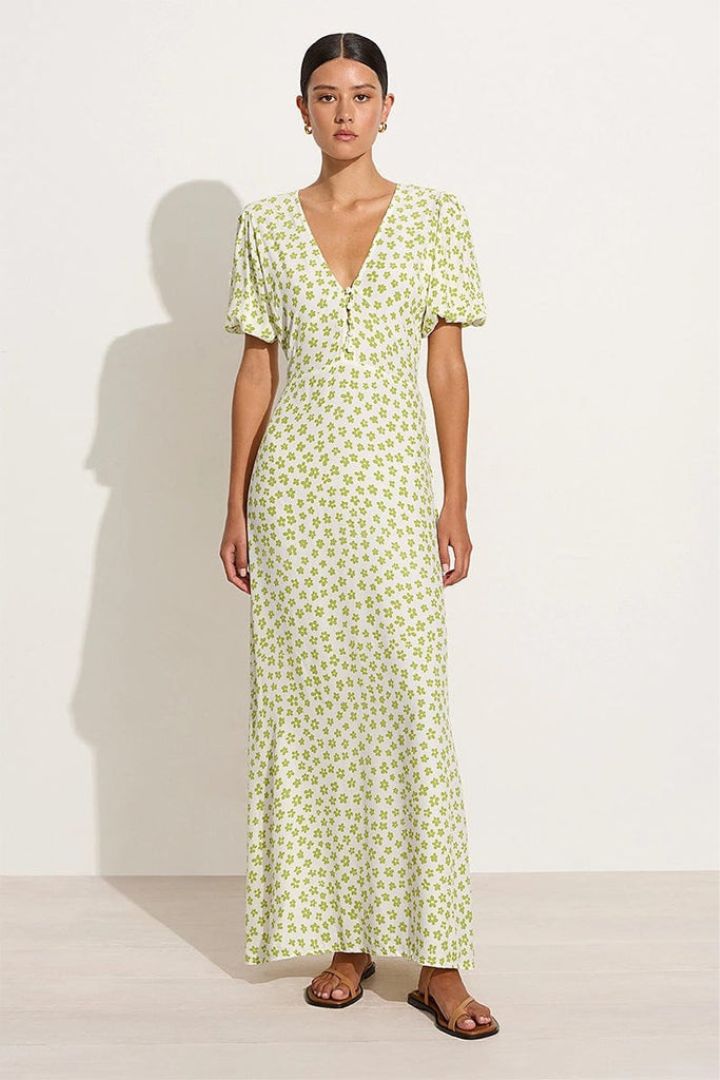 Faithfull the Brand - Rubinetti Midi Dress - Gita Floral Green