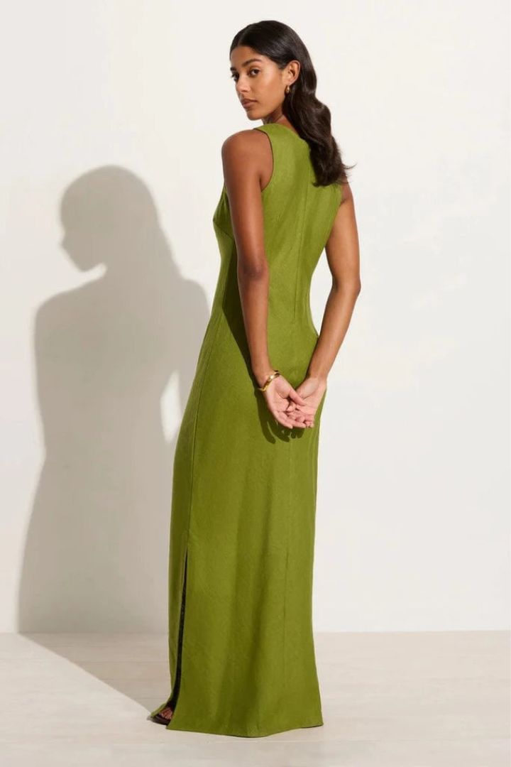Faithfull the Brand - Velenza Maxi Dress - Palm Green