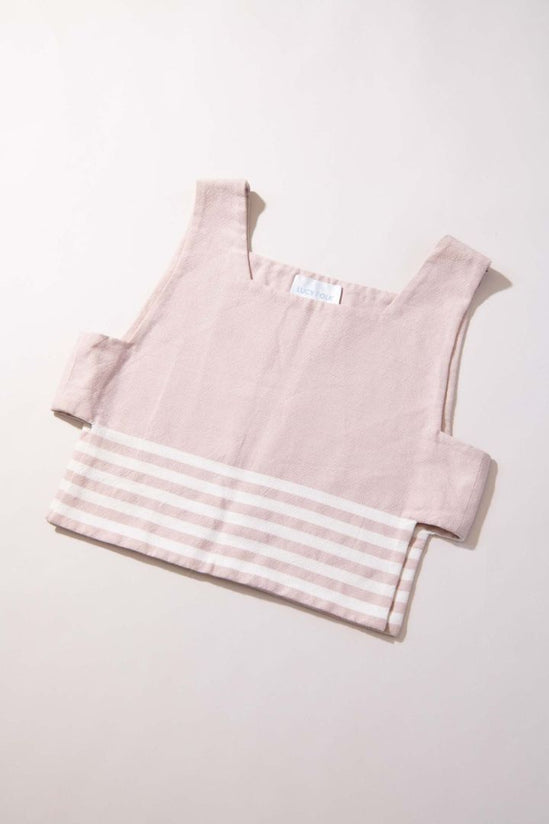 Lucy Folk - Cut-out Top - Rose and Beige stripe
