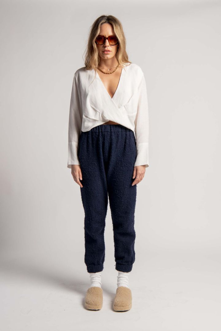 Lucy Folk - Mountainside Boiler Pant in Navy