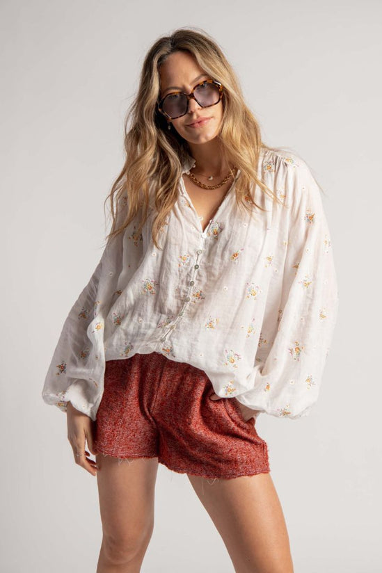 Lucy Folk - Mountainside Boiler Short in Burgundy