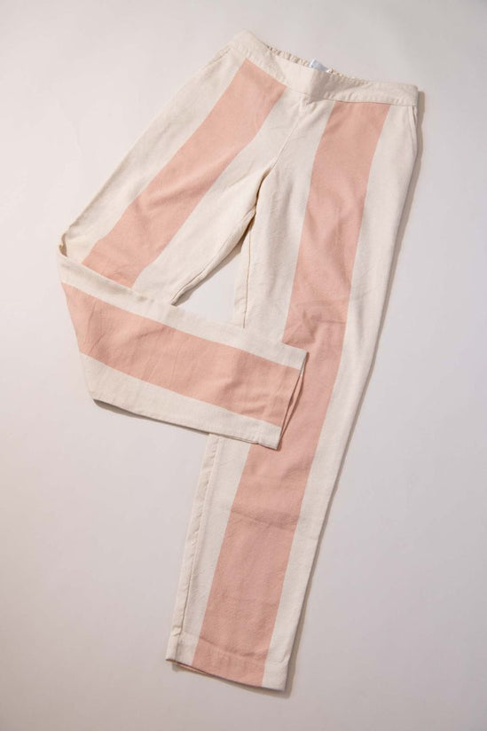 Lucy Folk - Trouser - Pink and white