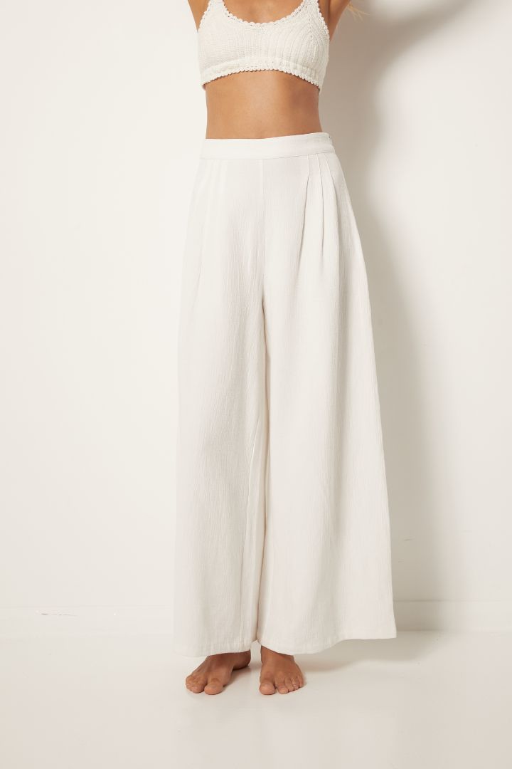 Maurie and Eve - Island dreams pants in White