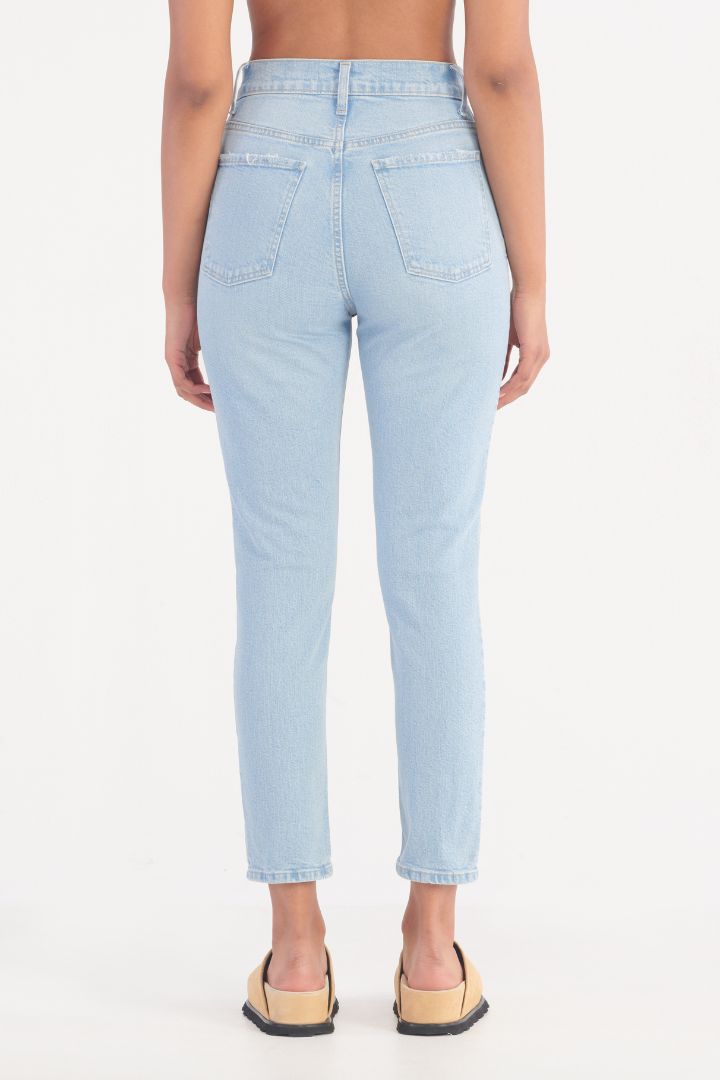 Nobody Denim - Frankie Jean Ankle Stretch in Cooling Blue