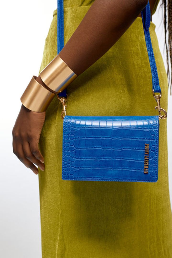 Poppy Lissiman  - Felipe Flap Bag in Blue