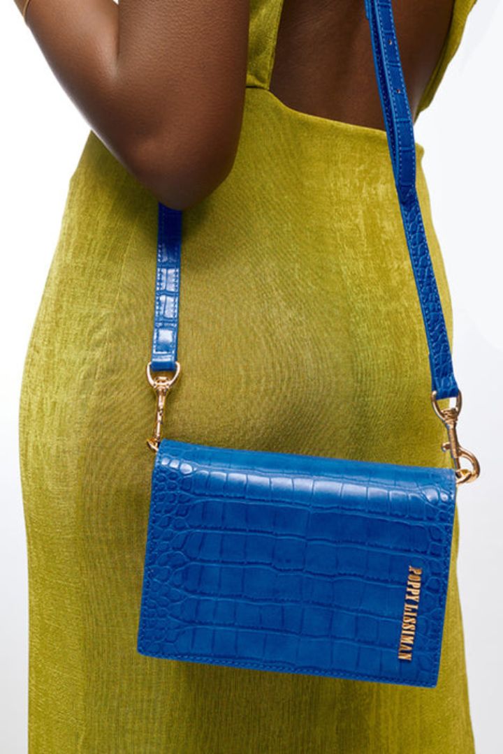 Poppy Lissiman  - Felipe Flap Bag in Blue
