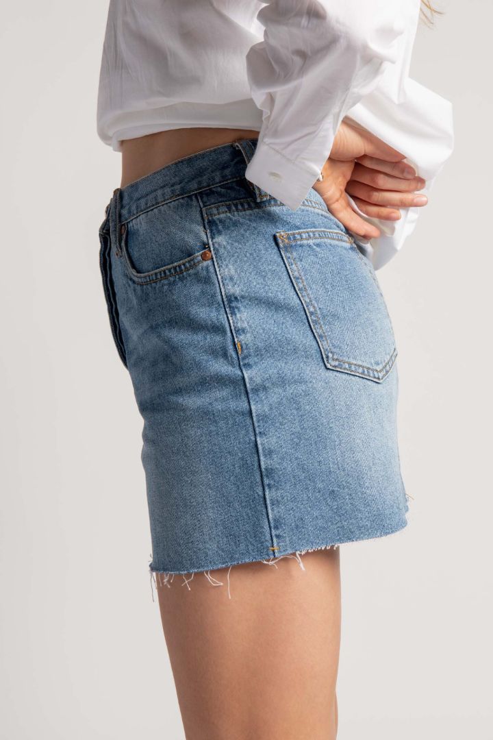 Preloved - Camilla and marc - Frieda Denim Skirt in Classic Mid Wash