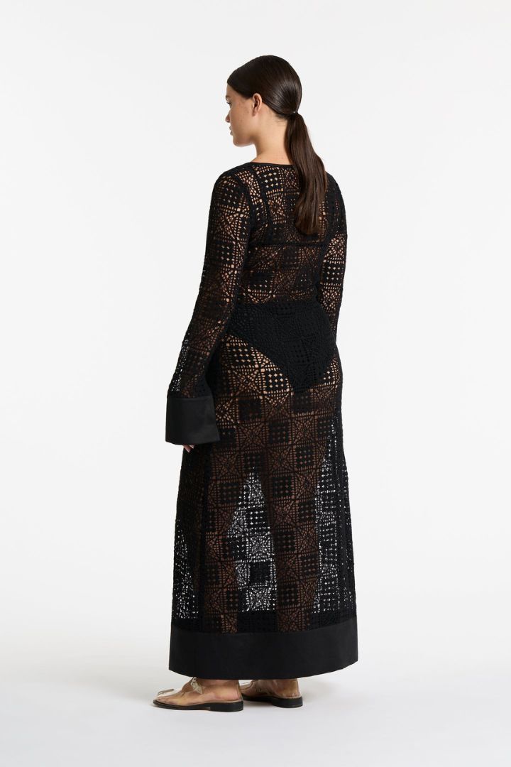 SIR. - Rayure Long Sleeve Maxi Dress