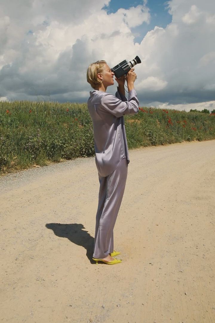 Silk Laundry - Bias Cut Pants in Franca
