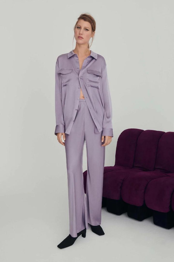 Silk Laundry - Bias Cut Pants in Franca