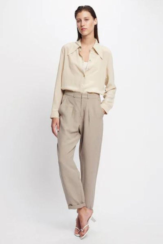 Silk Laundry - Sharp Collar Shirt Cafe