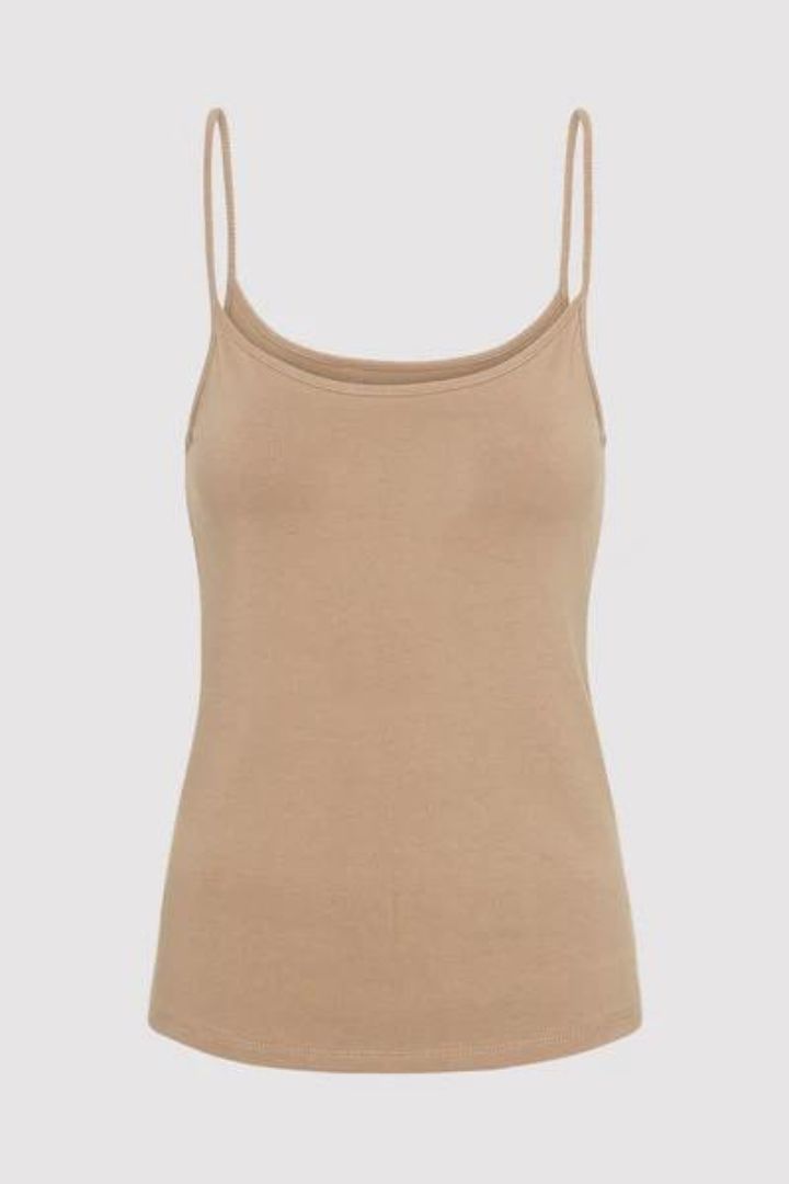 St Agni - Classic Cami in Nutmeg