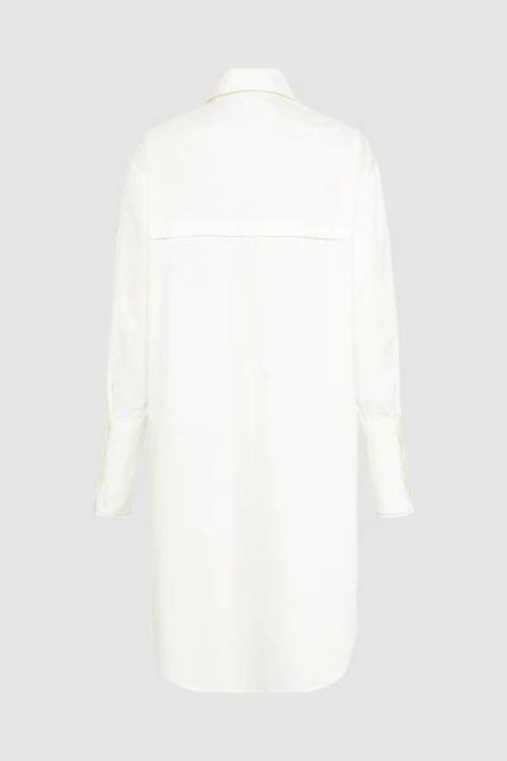 St Agni - Contrast Stitch Shirt in White