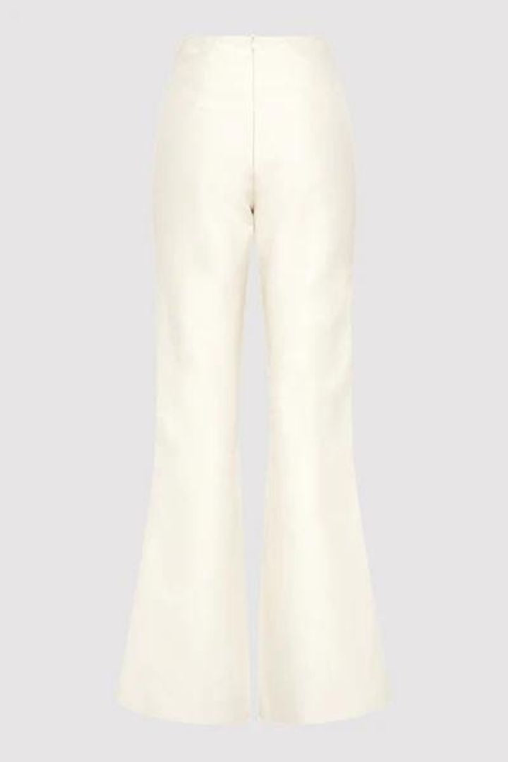 St Agni - Flared Pants in Pearl