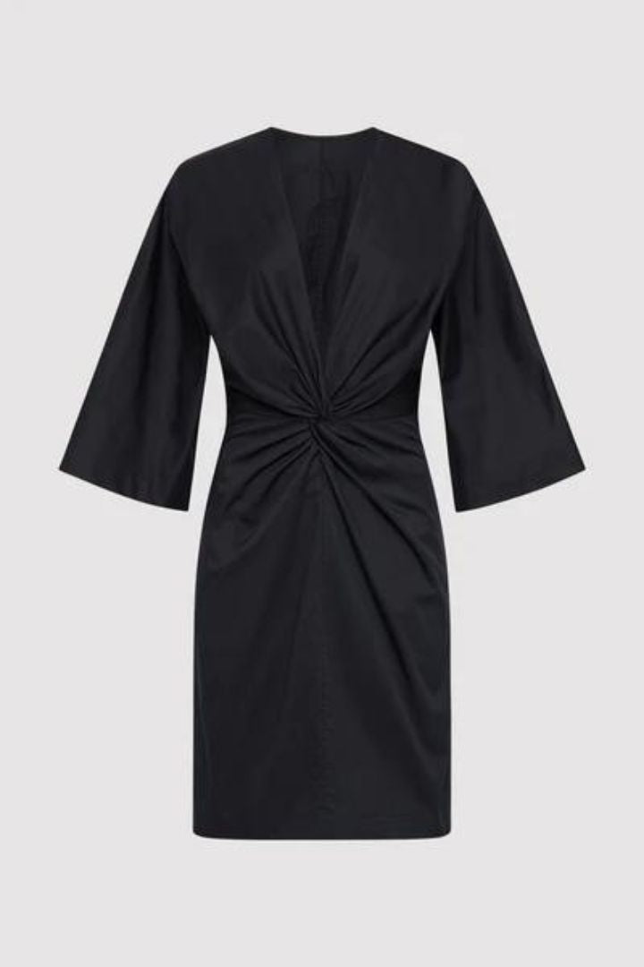 St Agni - Reversible Knot Dress in Black