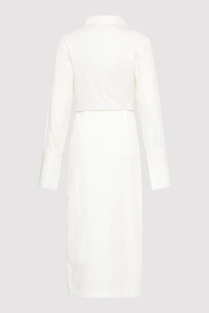 St Agni - Wrap Dress in White