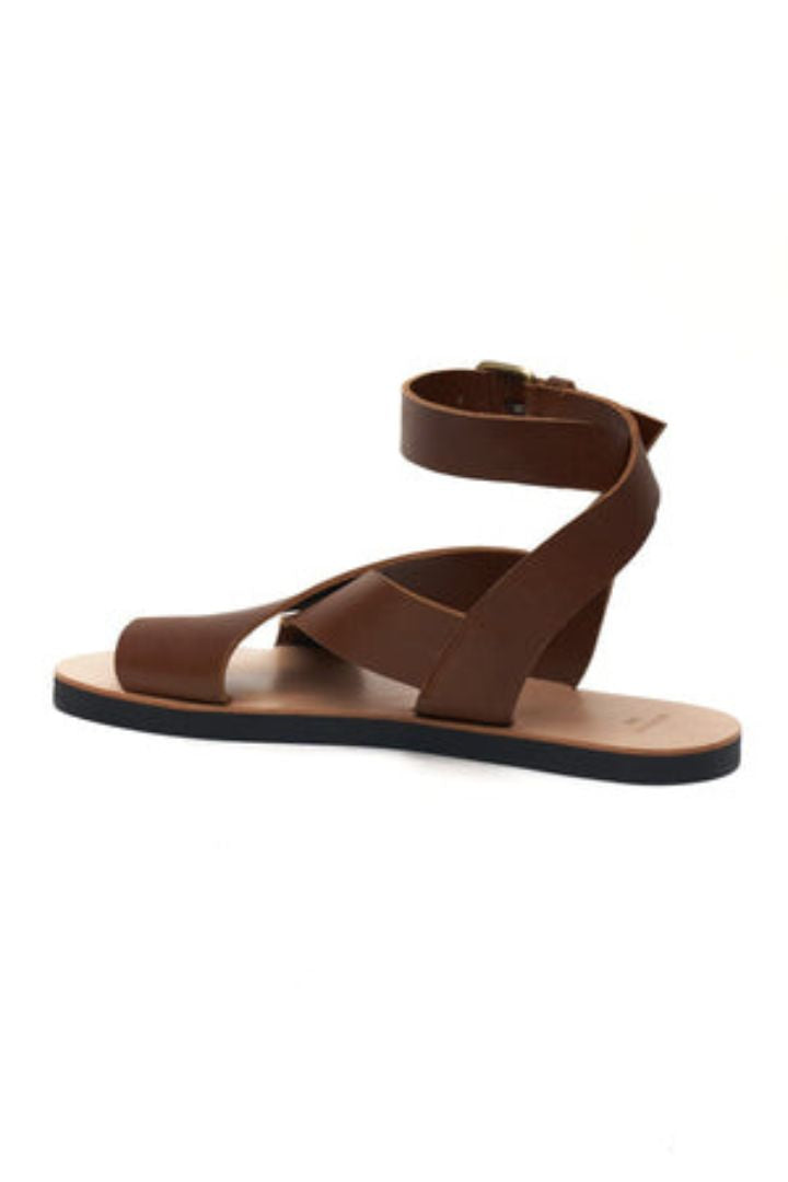 The Bali Tailor - The Morgan Sandal in Dark Tan