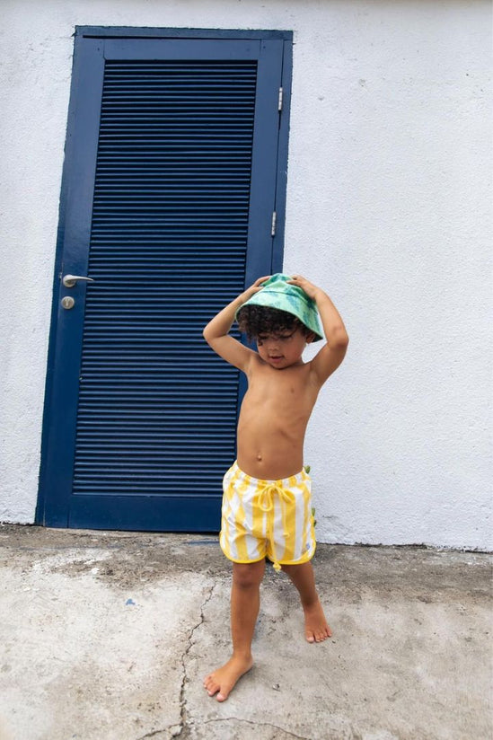 By Billie- Fruity Bucket Hat in Seafoam