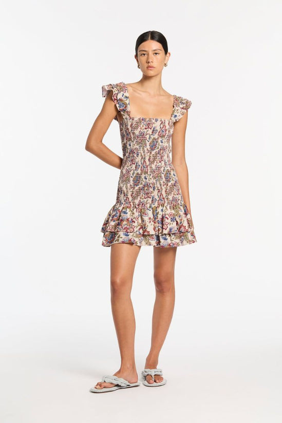 SIR. - Bettina Shirred Mini Dress