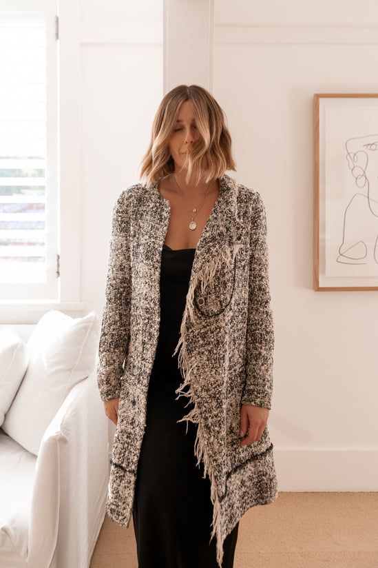 Proenza Schouler - Tweed Jacket, Black and White - Worn For Good