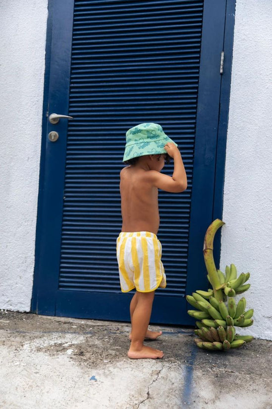 By Billie- Fruity Bucket Hat in Seafoam