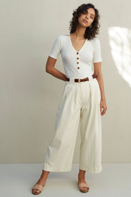 Sancia - The Marla Pants, Cream - Worn For Good