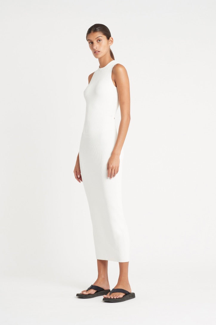 SIR. - Celena Cross Back Dress, Ivory - Worn For Good