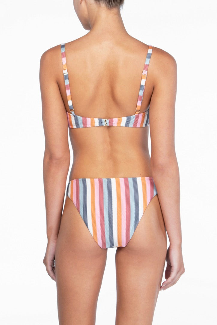 Peony - Staple Bikini Pant in Rainbow