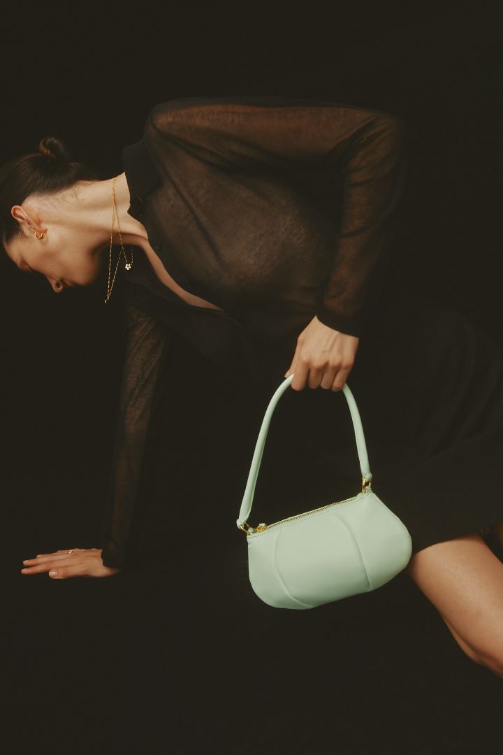 Brie Leon	- Remy Baguette Bag in Mint Green